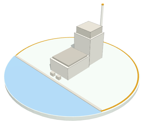 Diorama of a BWR reactor