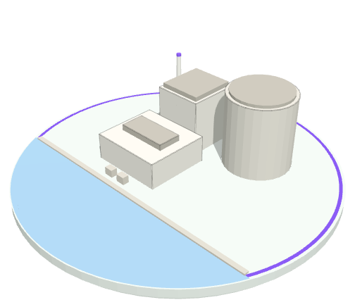 Diorama of a PHWR · CANDU reactor